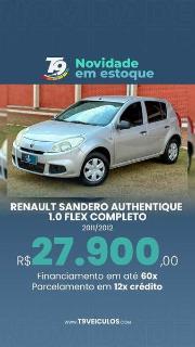 Foto do veículo Renault Sandero 1.0 16v Hi-flex Authentique
