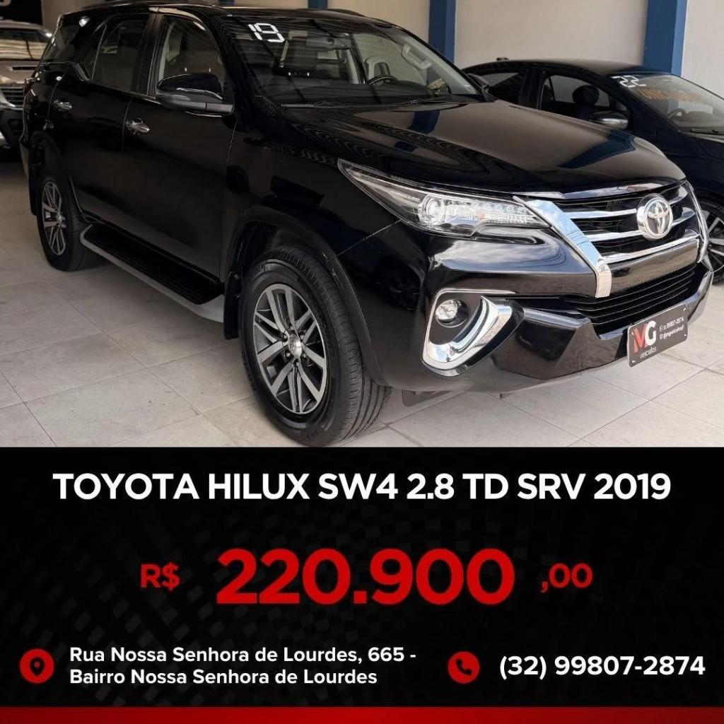 Toyota Sw4 Hilux SW4 SRX 4x4 2.8 TDI 16V Dies. Aut. 2019