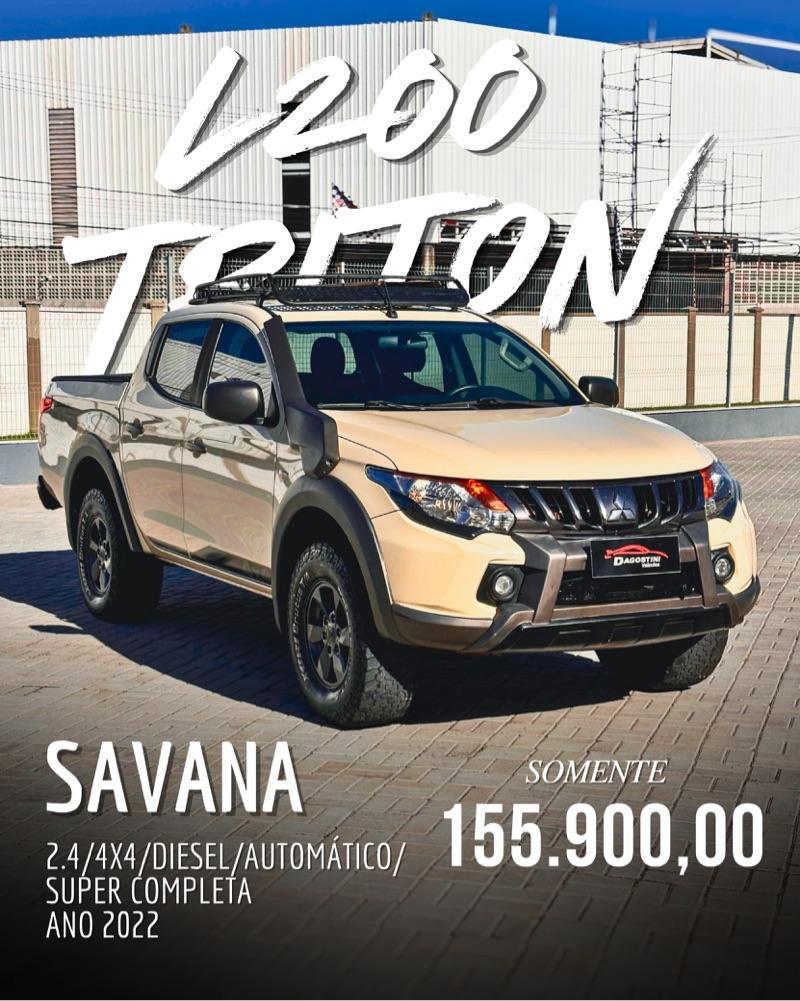 Mitsubishi L200 2.4 D Triton Savana Auto 4wd 2022