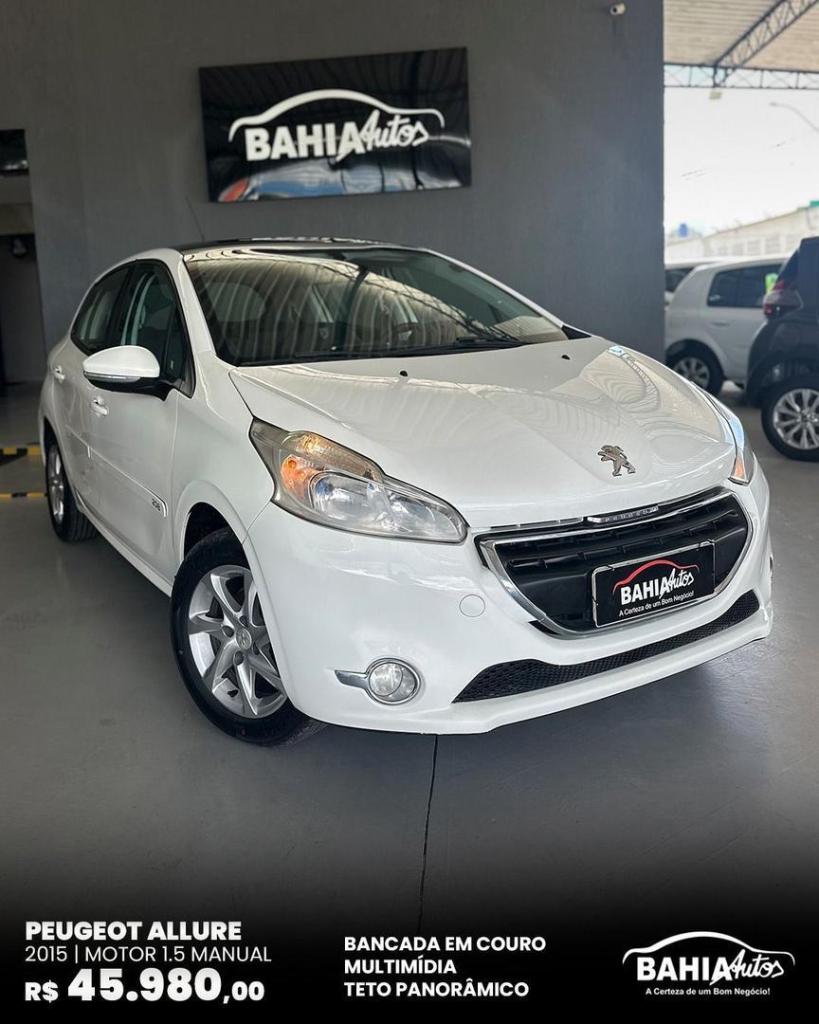 Peugeot 208 1.5 ALLURE 8V FLEX 4P MANUAL 2015