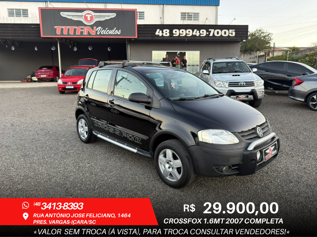 Volkswagen Crossfox CROSSFOX 1.6 Mi Total Flex 8V 5p 2007