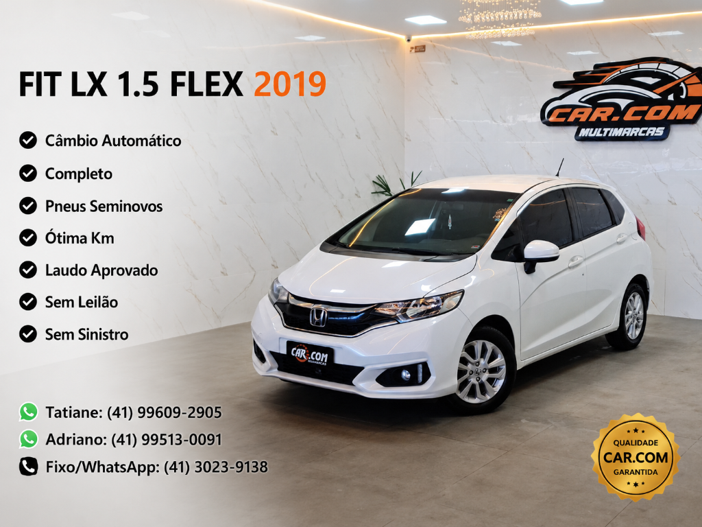 Honda Fit Fit LX 1.5 Flexone 16V 5p Aut. 2019