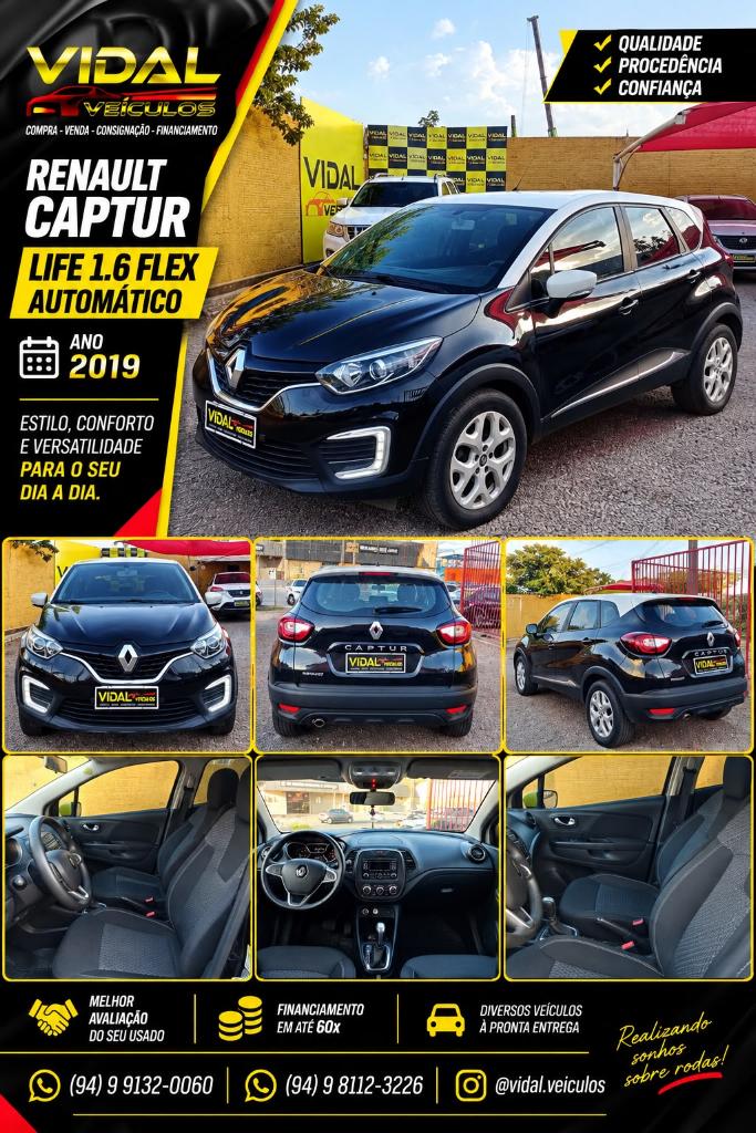 Renault Captur 1.6 Life Cvt 2019
