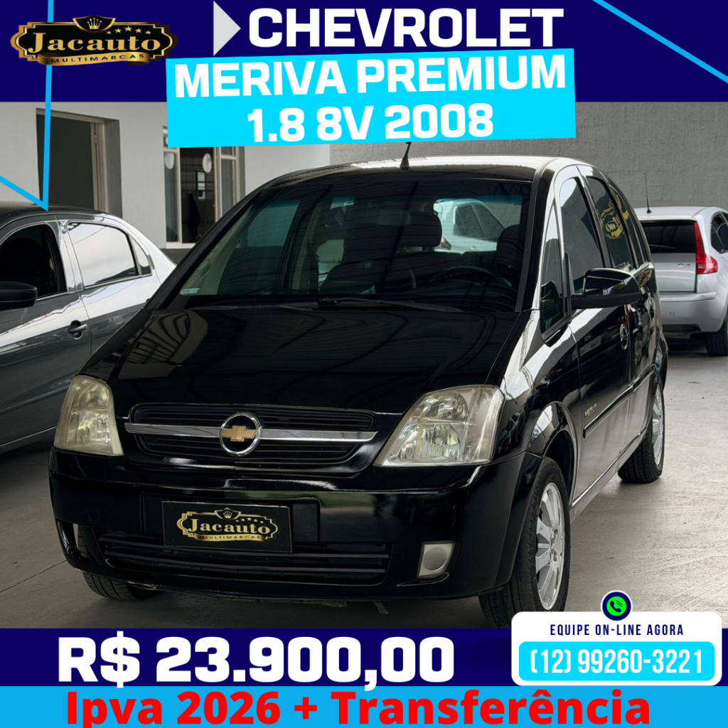 Chevrolet Meriva Meriva Prem.EASYTRONIC 1.8 FlexPower 5p 2008