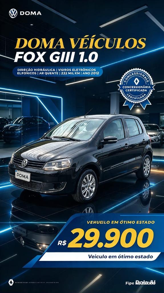 Volkswagen Fox 1.0 Vht Total Flex 2012