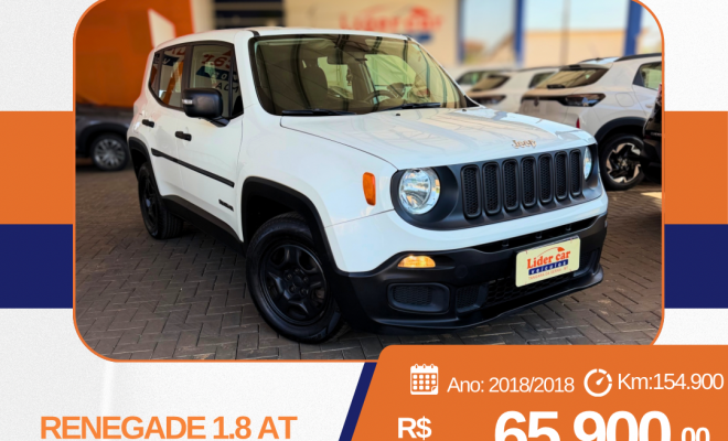 Jeep Renegade Renegade 1.8 4x2 Flex 16V Aut. 2018