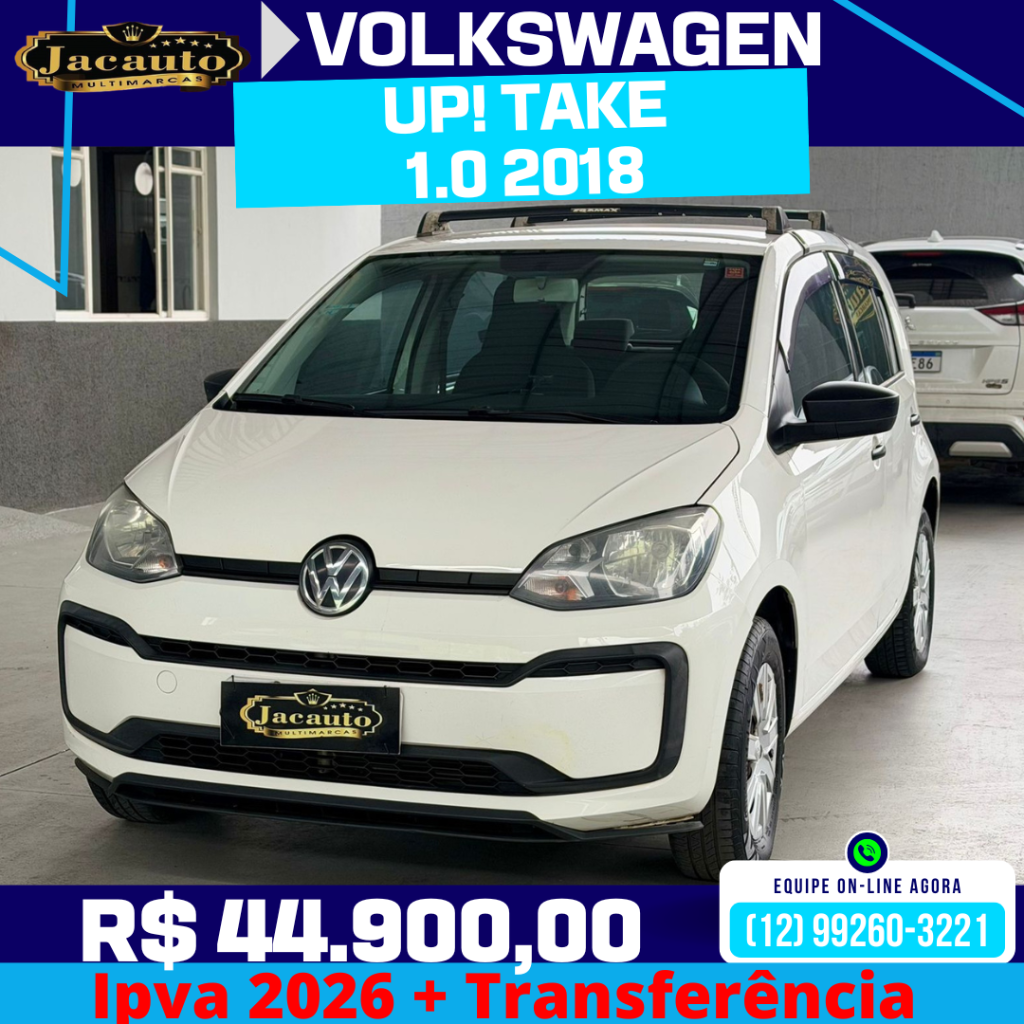Volkswagen Up up! take 1.0 Total Flex 12V 5p 2018