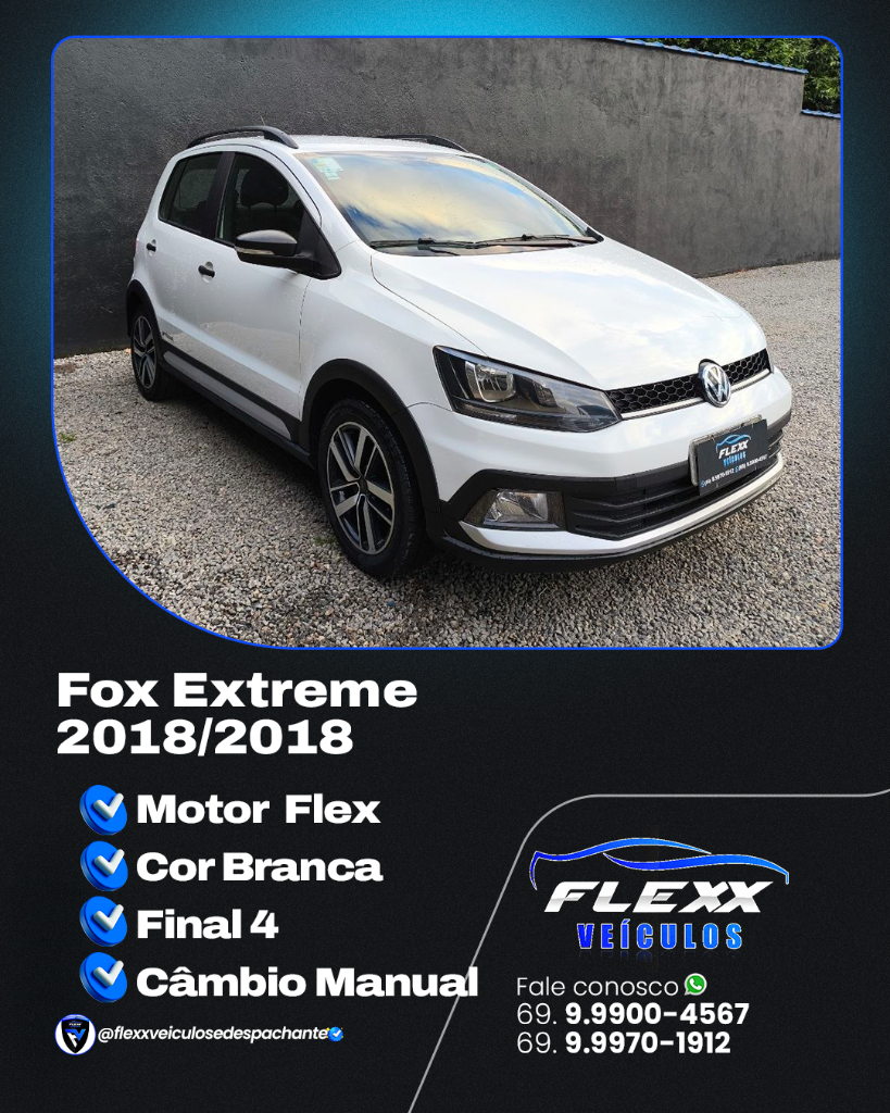 Volkswagen Fox 1.6 MSI TOTAL FLEX XTREME 4P MANUAL 2018