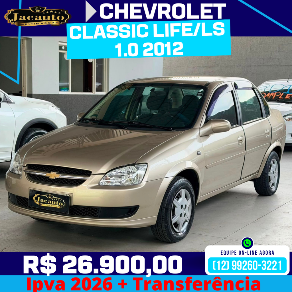 Chevrolet Classic Classic Life/LS 1.0 VHC FlexP. 4p 2012