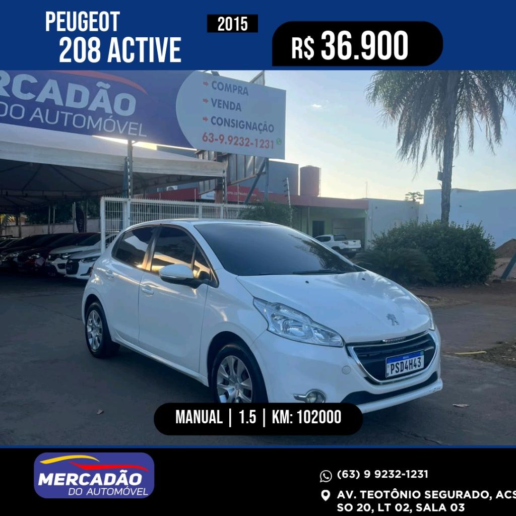 Peugeot 208 208 Active/Active Pack 1.5 Flex 8V 5p 2015