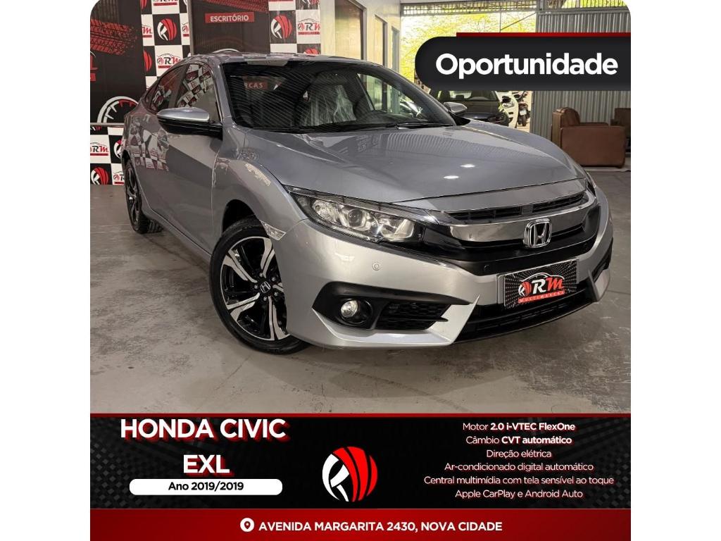 Honda Civic 2.0 16V FLEXONE EXL 4P CVT 2019