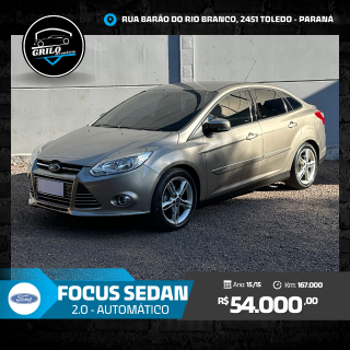 Foto do veículo Ford Focus 2.0 16v Sedan S Powershift