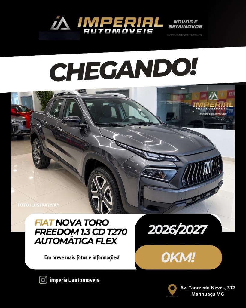 Fiat Toro Toro Freedom 1.3 T270 4x2 Flex Aut. 2027