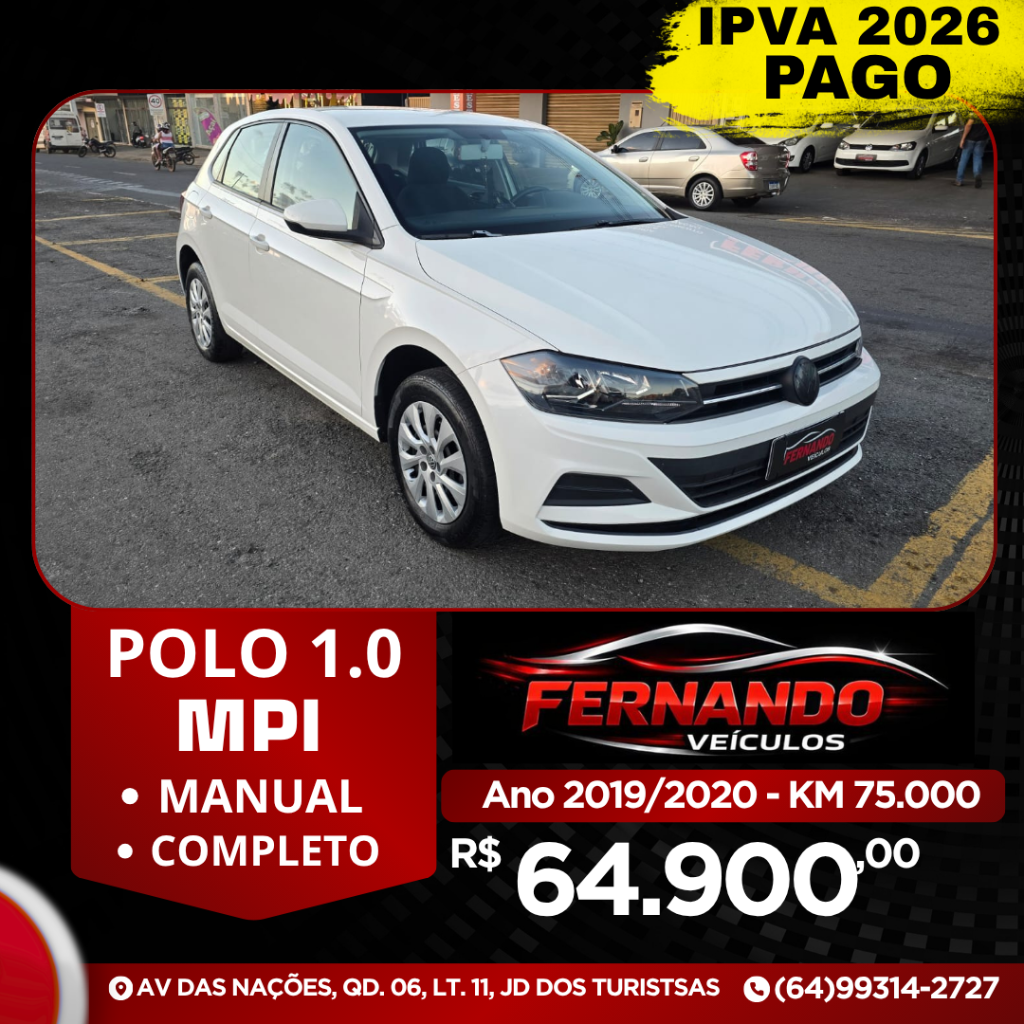 Volkswagen Polo Polo 1.0 Flex 12V 5p 2020
