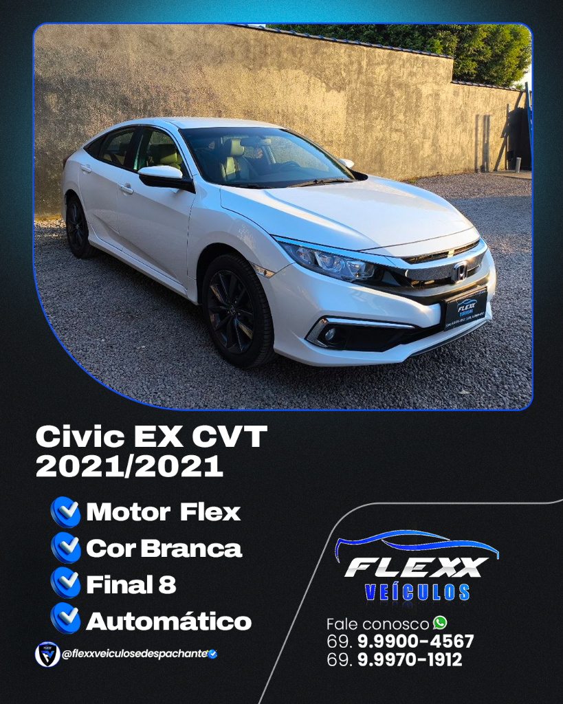 Honda Civic 2.0 16V FLEXONE EX 4P CVT 2021