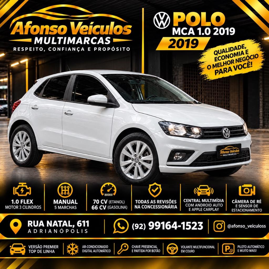 Volkswagen Polo 1.0 12V FLEX 2019