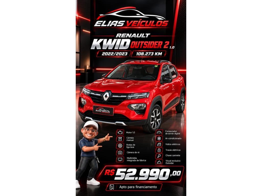 Renault Kwid 1.0 12V SCE FLEX OUTSIDER MANUAL 2023