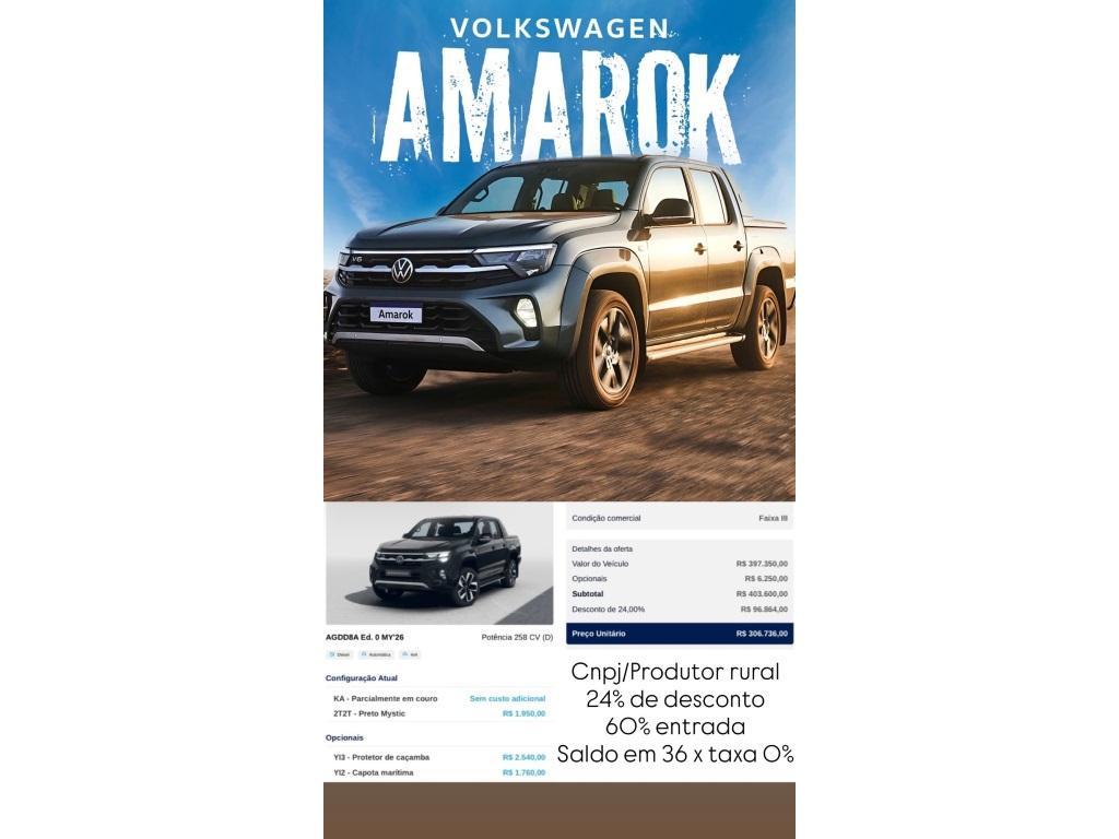 Volkswagen Amarok 3.0 V6 TDI DIESEL EXTREME CD 4MOTION AUTOMÁTICO 2026