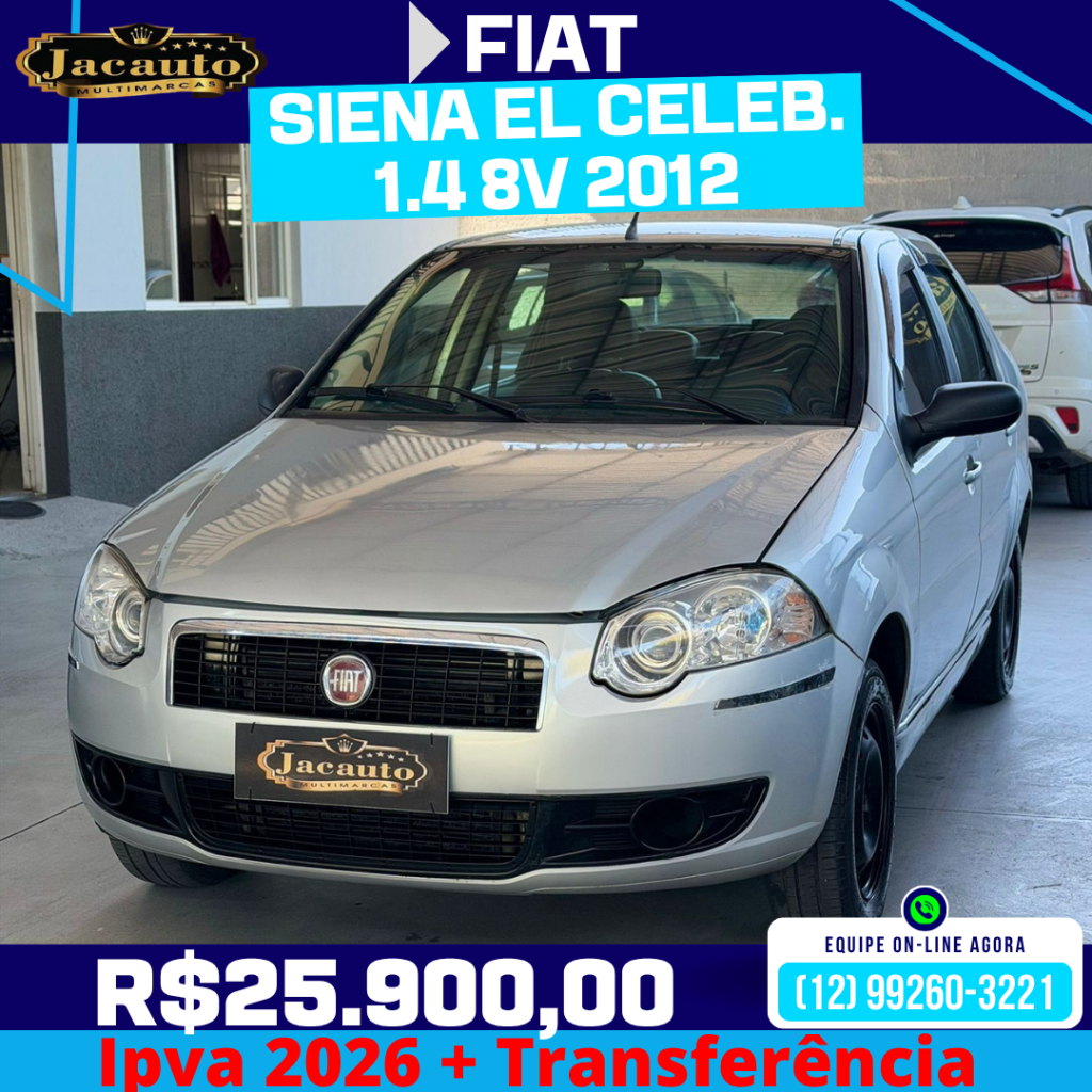 Fiat Siena SIENA EL 1.4 MPI FIRE FLEX 8V 4P 2012