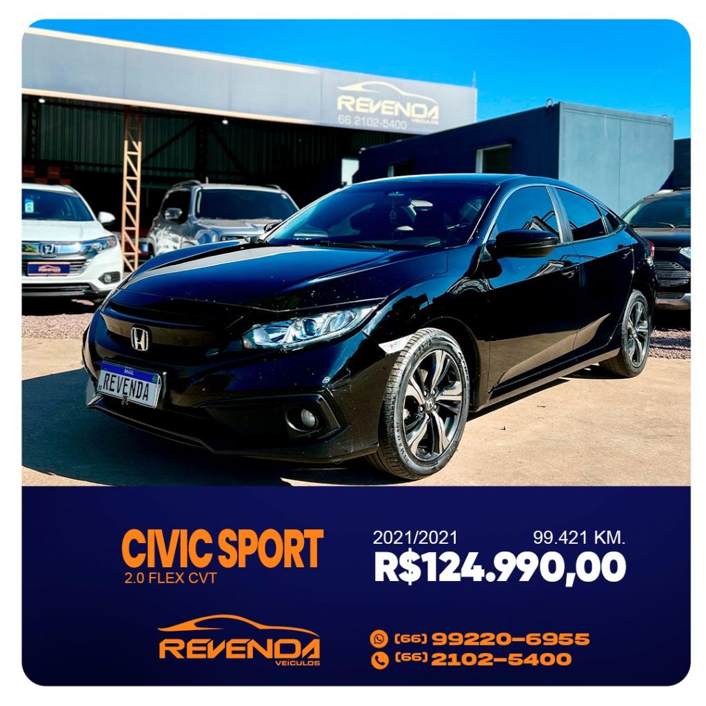 Honda Civic 2.0 16V FLEXONE SPORT 4P CVT 2021