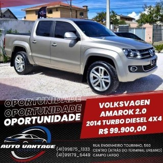 Foto do veículo Volkswagen Amarok 2.0 Tdi Cd 4x2 S