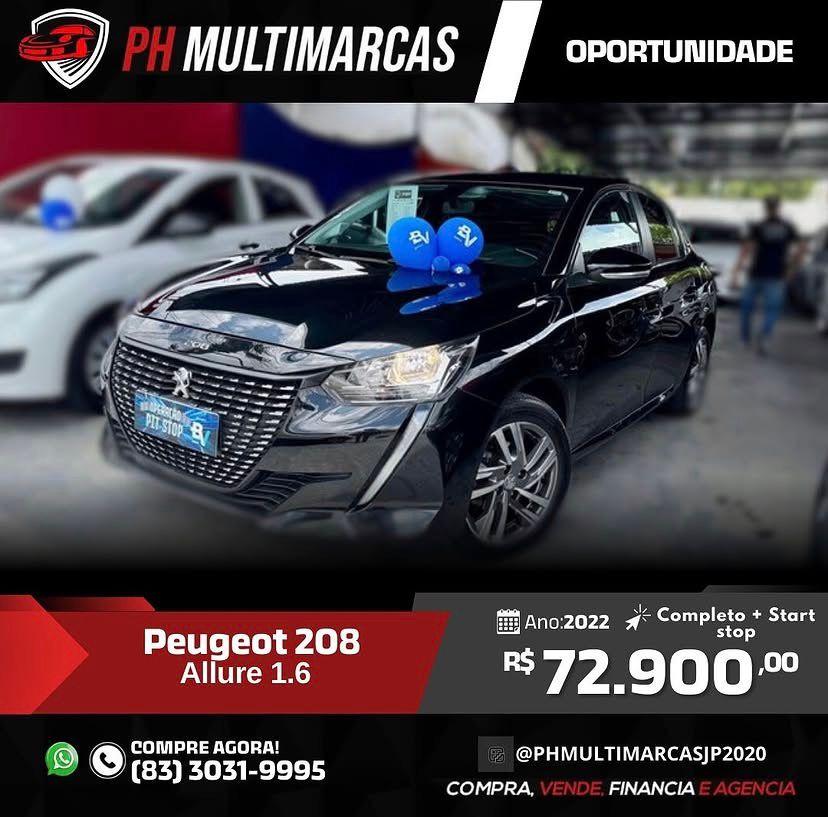Peugeot 208 208 Allure 1.6 Flex 16V 5p Aut. 2022