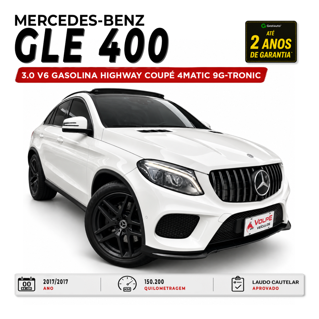 Mercedes-Benz Gle 400 Coupe 3.0 Gle 400 4matic Highway 2017
