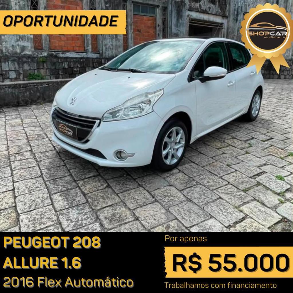 Peugeot 208 ALLURE 1.6 16V FLEX 2016
