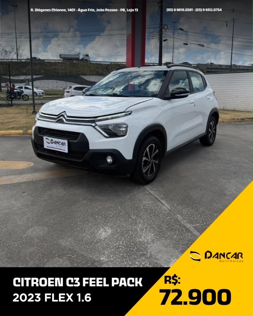 Citroën C3 FEEL PACK 1.6 AT FLEX 2023