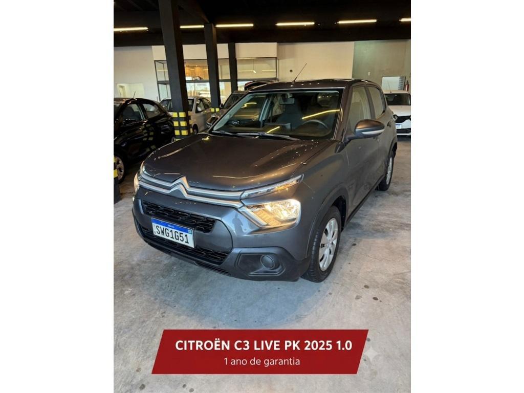 Citroën C3 C3 Live Pack 1.0 Flex 6V 5p Mec. 2025