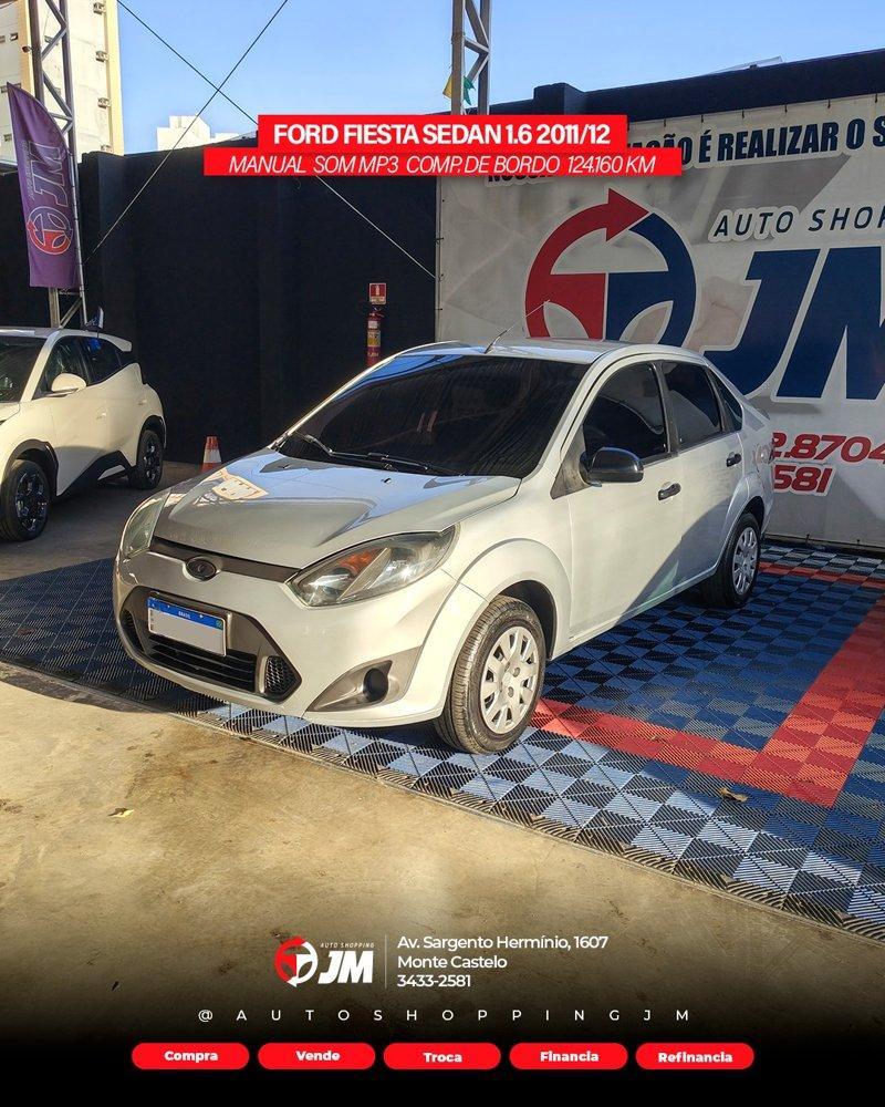 Ford Fiesta 1.6 ROCAM SE PLUS SEDAN 8V FLEX 4P MANUAL 2012