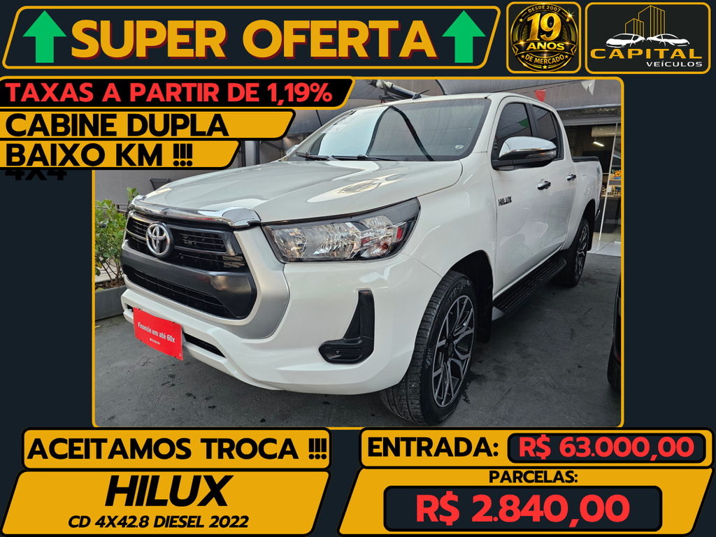 Toyota Hilux Hilux CD 4x4 2.8 Diesel Mec. 2022