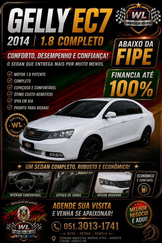Geely Ec7 1.8 Cvvt Gs 2014