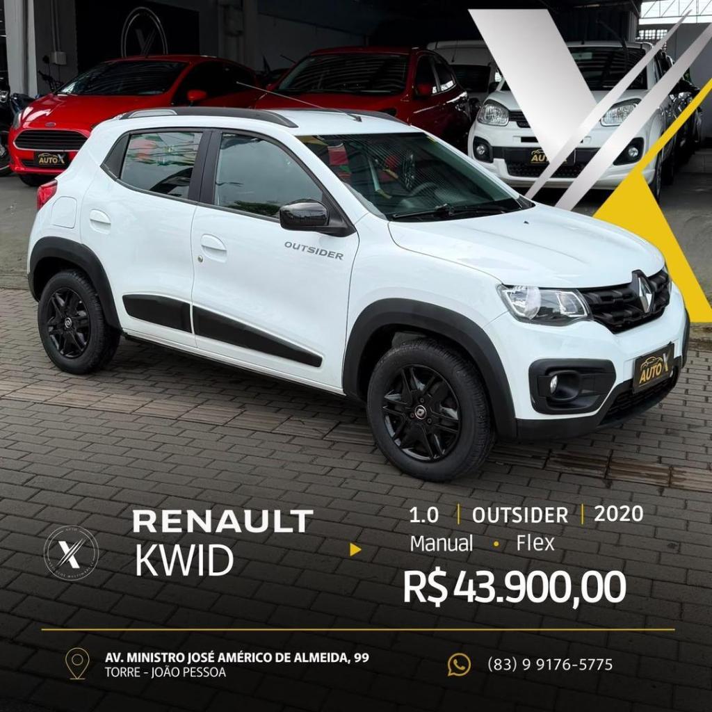 Renault Kwid KWID OUTSIDER 1.0 Flex 12V 5p Mec. 2020