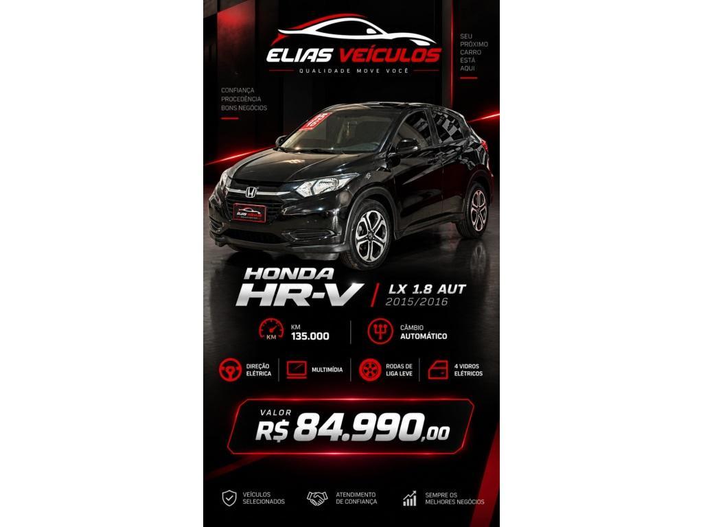 Honda Hr-V 1.8 16V FLEX LX 4P AUTOMÁTICO 2016