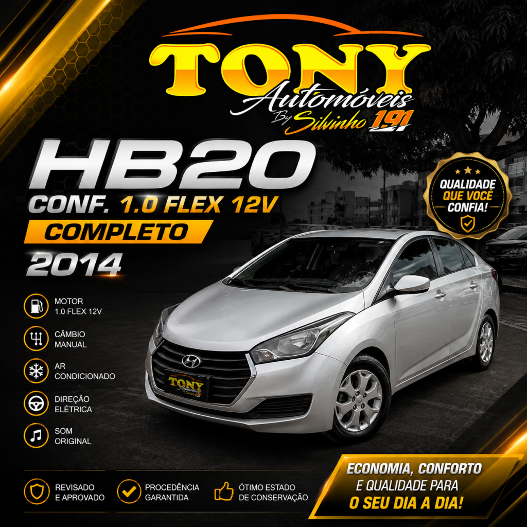 Hyundai Hb20 Comf./c.plus/c.style 1.0 Flex 12v