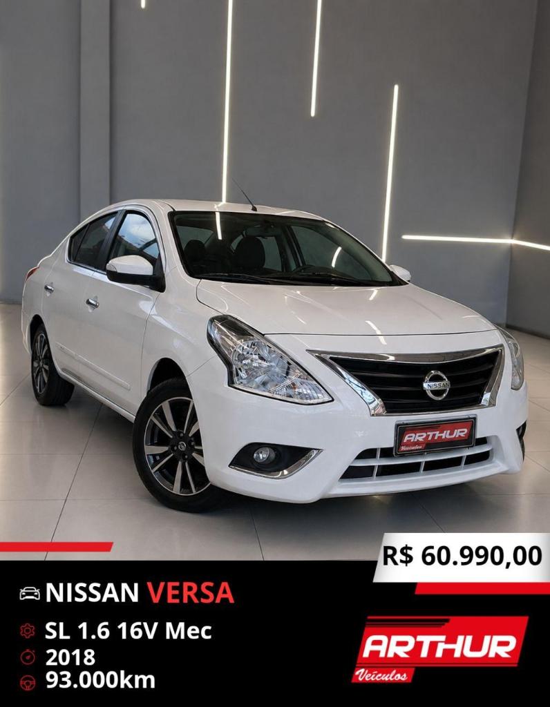 Nissan Versa VERSA S 1.6 16V FlexStart 4p Mec. 2018