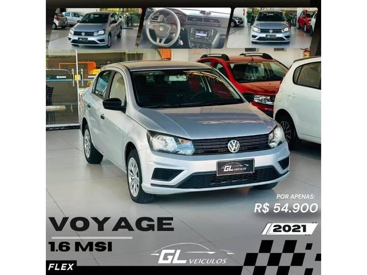 Volkswagen Voyage 1.6 16V MSI TOTALFLEX 4P AUTOMÁTICO 2021