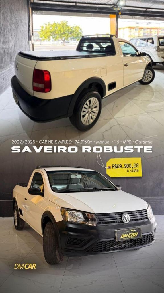 Volkswagen Saveiro 1.6 MSI TRENDLINE CS 16V FLEX 2P MANUAL 2023