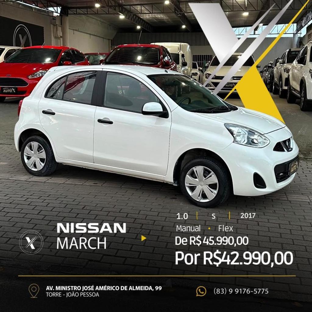 Nissan March MARCH S 1.0 12V Flex 5p 2017