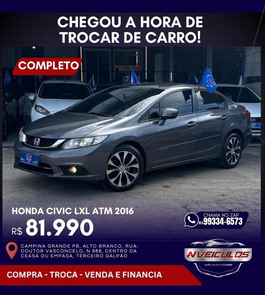 Honda Civic Civic Sedan LXR 2.0 Flexone 16V Aut. 4p 2016