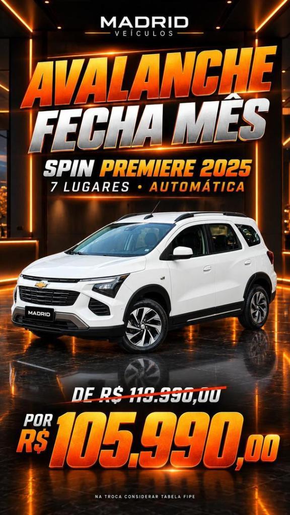 Chevrolet Spin 1.8 8V ECONO.FLEX 5P AUT. 2025