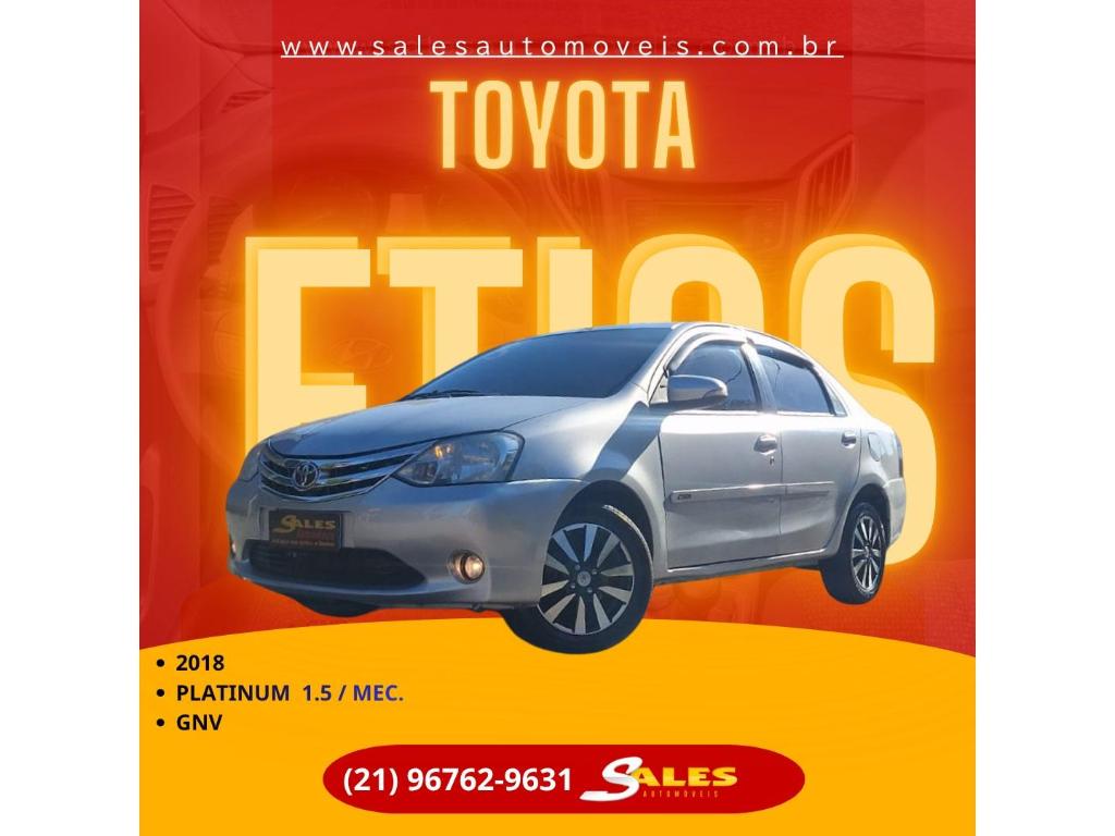 Toyota Etios ETIOS PLATINUM 1.5 Flex 16V 5p Mec. 2015
