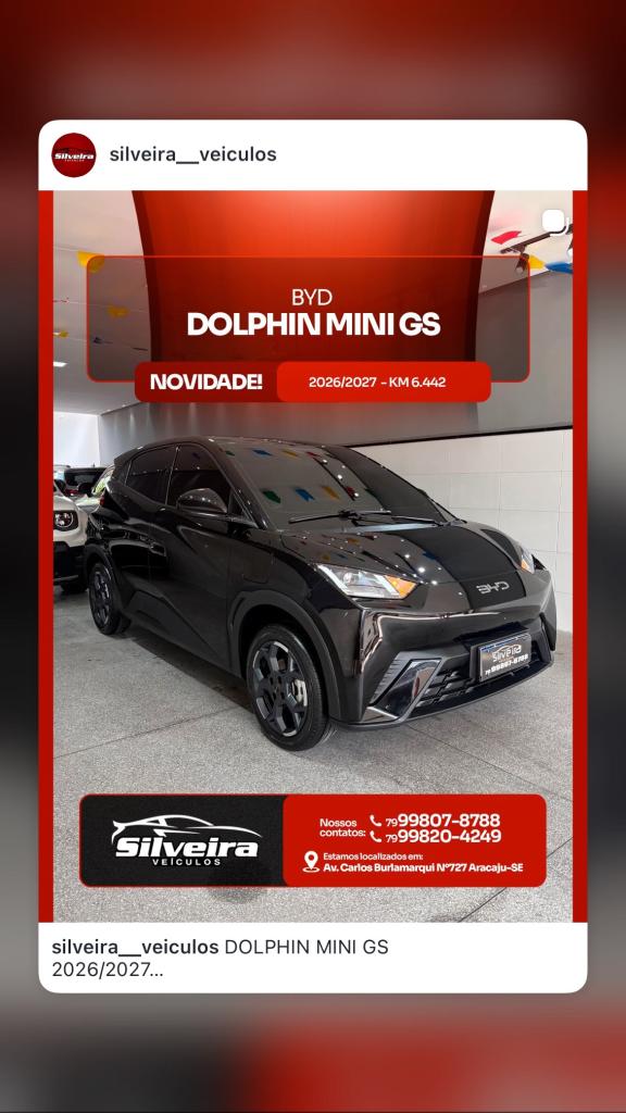 BYD Dolphin Mini Bev 38kwh Gs 5l Auto 2027