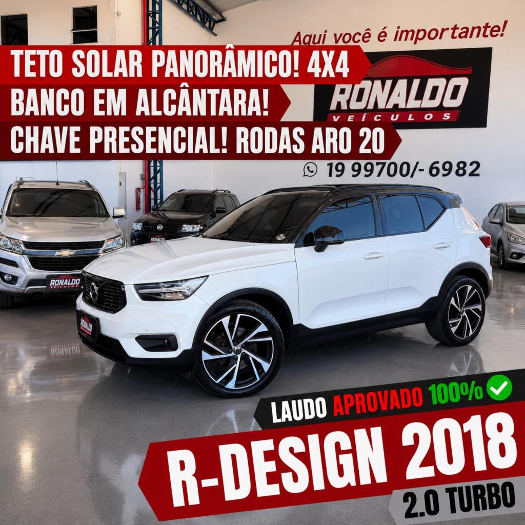 Volvo Xc40 2.0 T5 GASOLINA R-DESIGN AWD GEARTRONIC 2018