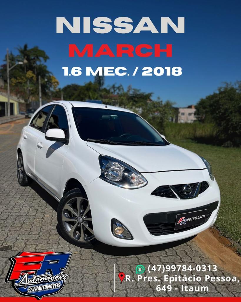 Nissan March 1.6 SV 16V FLEX 4P MANUAL 2018