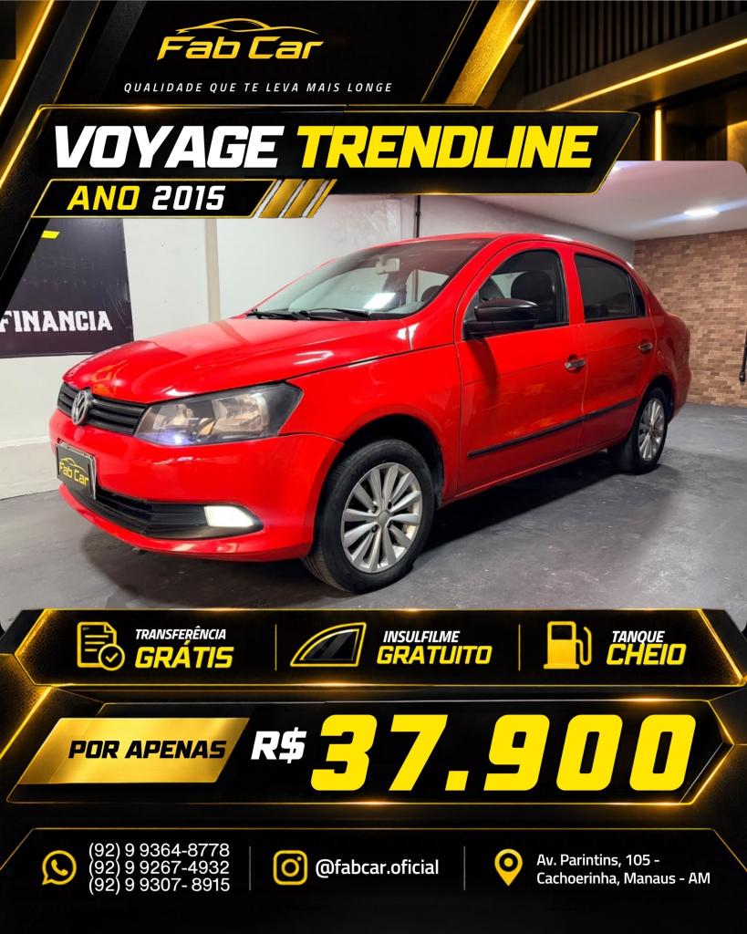 Volkswagen Voyage 1.6 Vht Total Flex City 2015