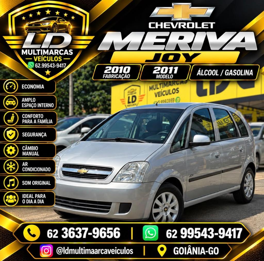 Chevrolet Meriva Meriva Joy 1.4 MPFI 8V ECONOFLEX 5p 2011