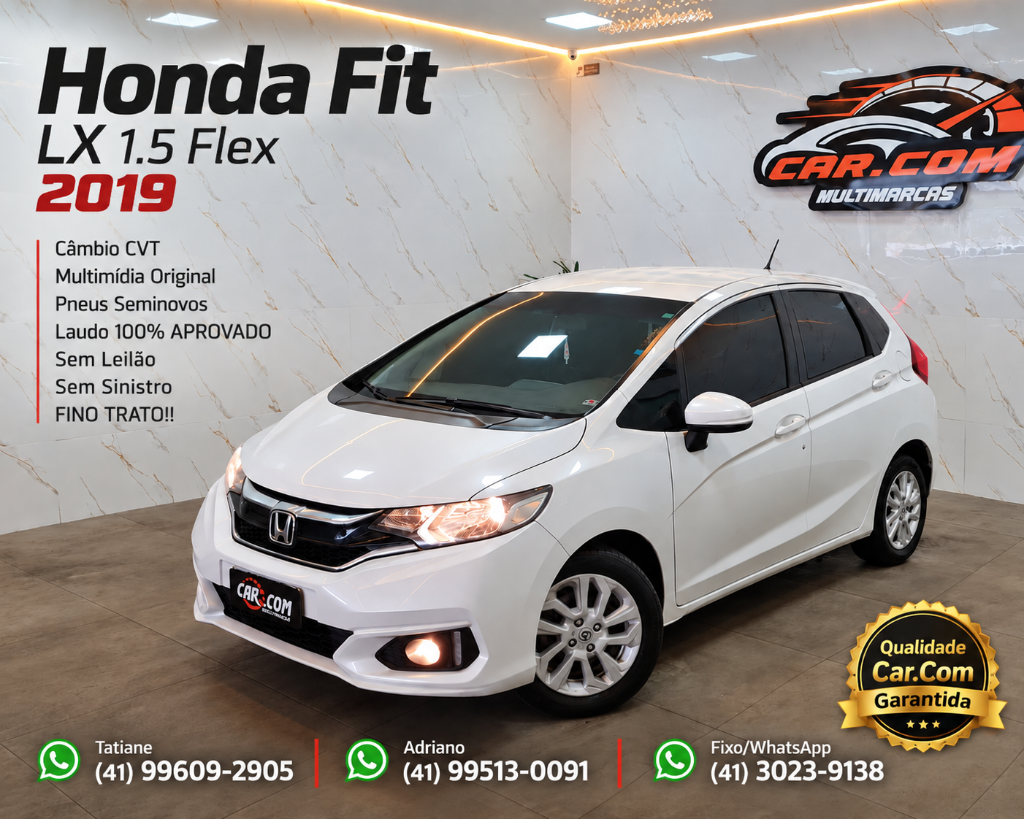 Honda Fit LX 1.5 16V CVT FLEX 2019