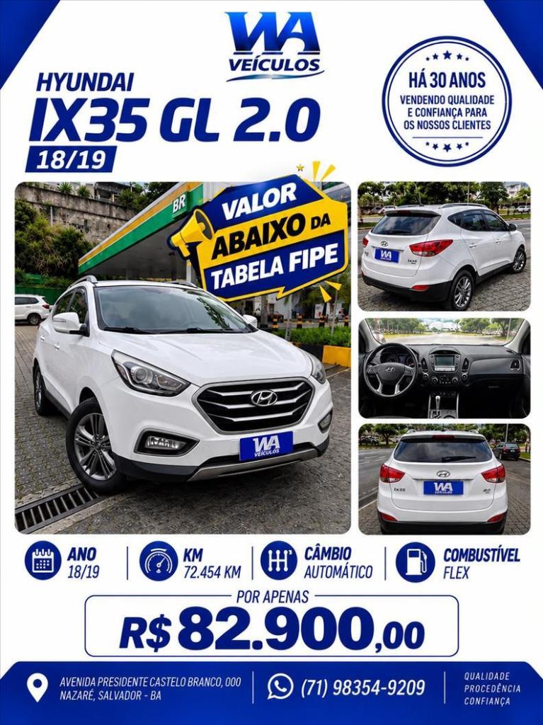 Hyundai Ix35 (NAC) GLS 2WD 2.0 16V AT FLEX 2019